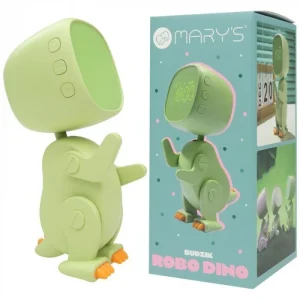 Mary´s Despertador Dinossauro Robot Verde
