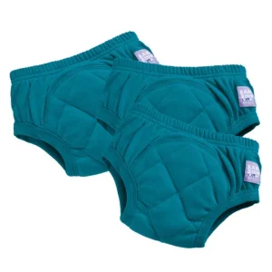 Bambino Mio Potty Training Pants (Teal) - Pack 3 Cueca/Fralda de aprendizagem Reutilizável