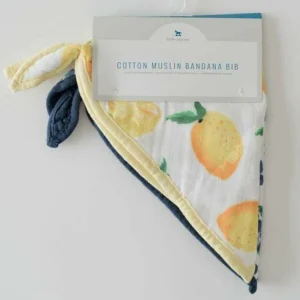 Little Unicorn Conjunto 2 babetes 100%algodão Berry Lemon