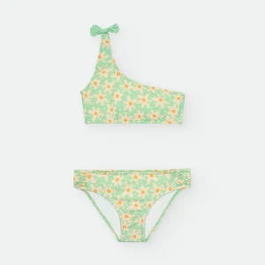 Waterlemon matchy Bikini praia Menina Verde com flores