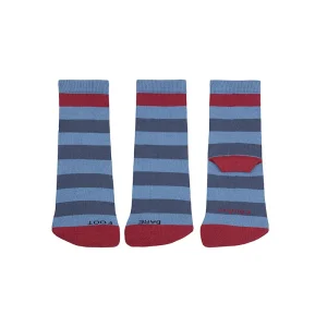 Condor 1 par Meias Barefoot French - riscas Azul