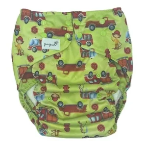 Pupus Fraldas Junior ajustáveis reutilizáveis para crianças 20-45 kg [Cor: FIRE MAN] *por encomenda
