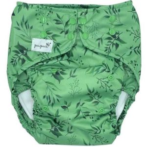 Pupus Fraldas Junior ajustáveis reutilizáveis para crianças 20-45 kg [Cor: I FEEL GREEN] * por encomenda