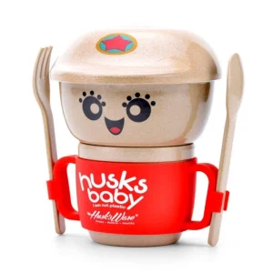 HUSK'S BABY Conjunto Refeição 5peças Vermelho