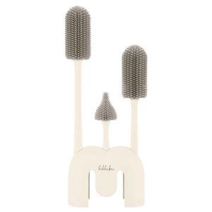 KikkaBoo Kit escovas silicone para biberões
