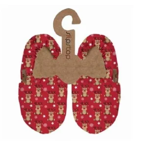 Slip Stop Booties Pantufa - Rudolph