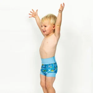 Splash About - Fralda / Cueca Reutilizável Praia/ Piscina Happy Nappy Crocodile Swamp