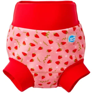 Splash About - Fralda /Cueca Reutilizável Praia/Piscina Happy Nappy Strawberry Field